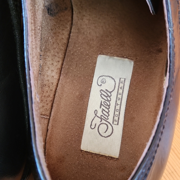 Fratelli Black Wingtip Dress Shoes - Picture 3 of 7